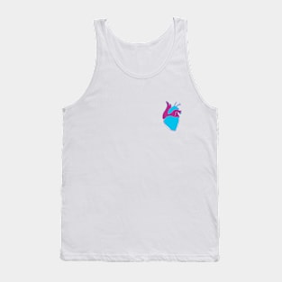 Minimalist Heart Art - Pocket Tank Top